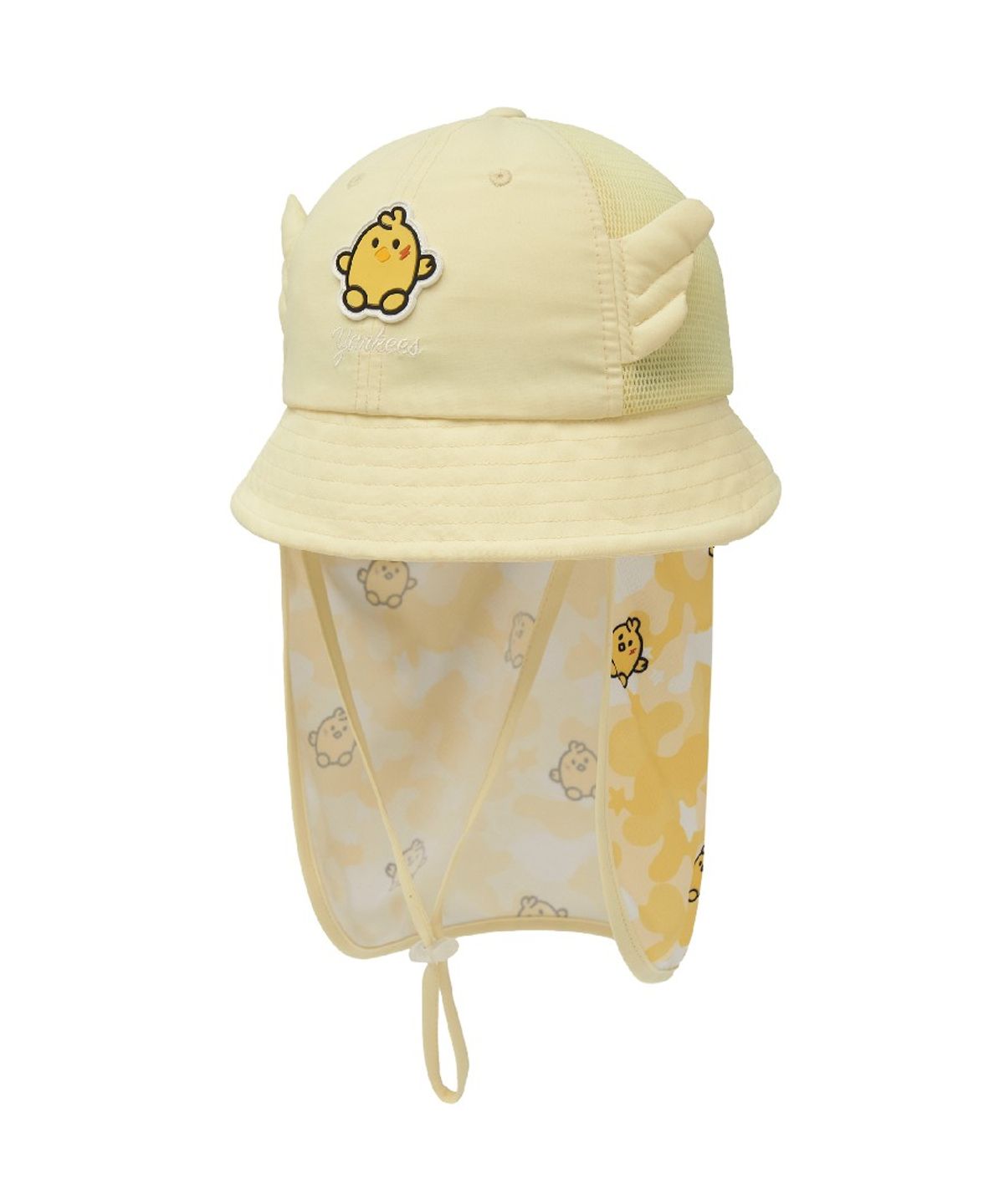 엠엘비 키즈(MLB KIDS) 메가베어프렌즈 넥플랩 메쉬 돔햇 NY (L.Yellow)