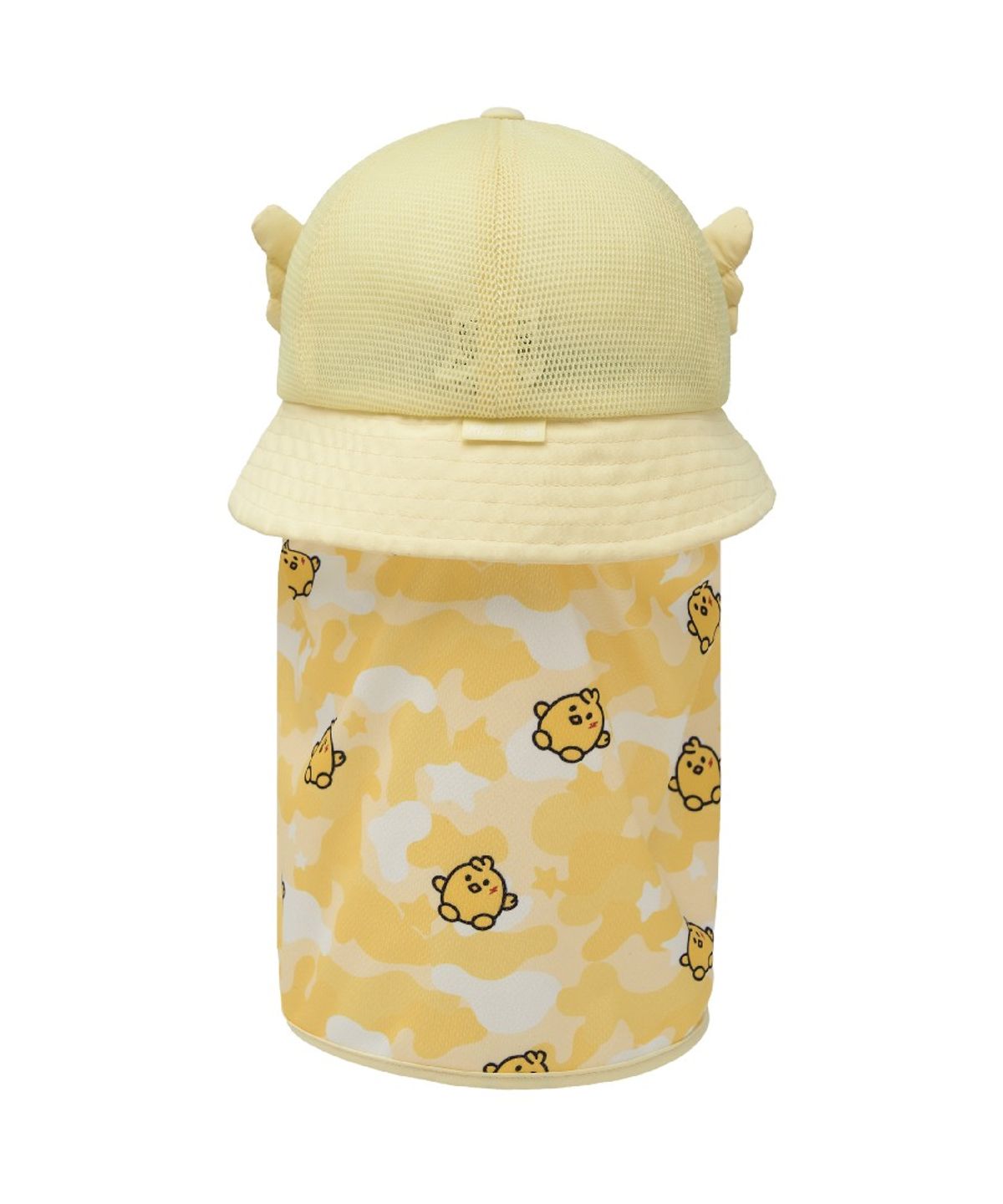 엠엘비 키즈(MLB KIDS) 메가베어프렌즈 넥플랩 메쉬 돔햇 NY (L.Yellow)