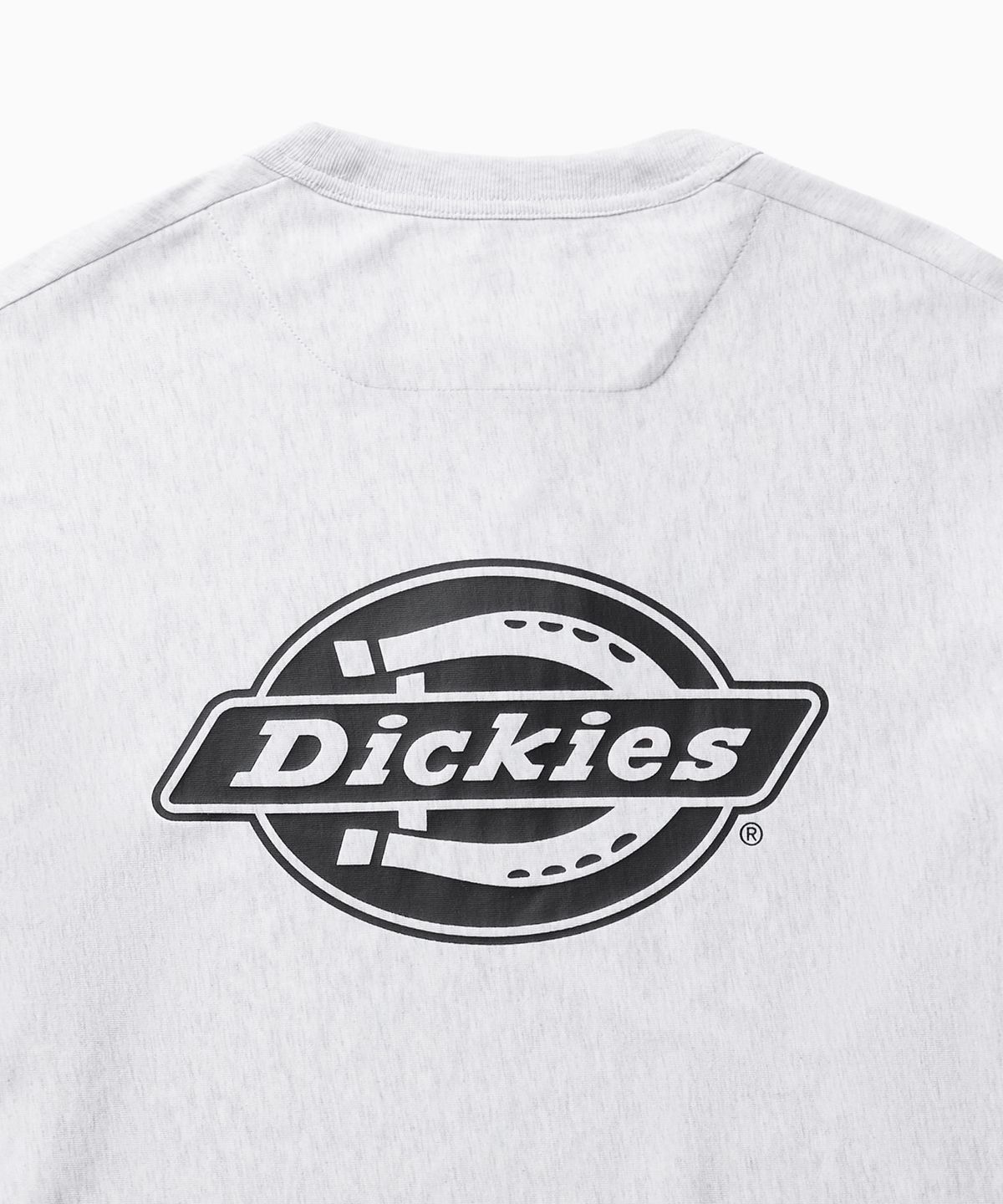 디키즈(DICKIES) 백 모노 로고 롱슬리브 White Melange