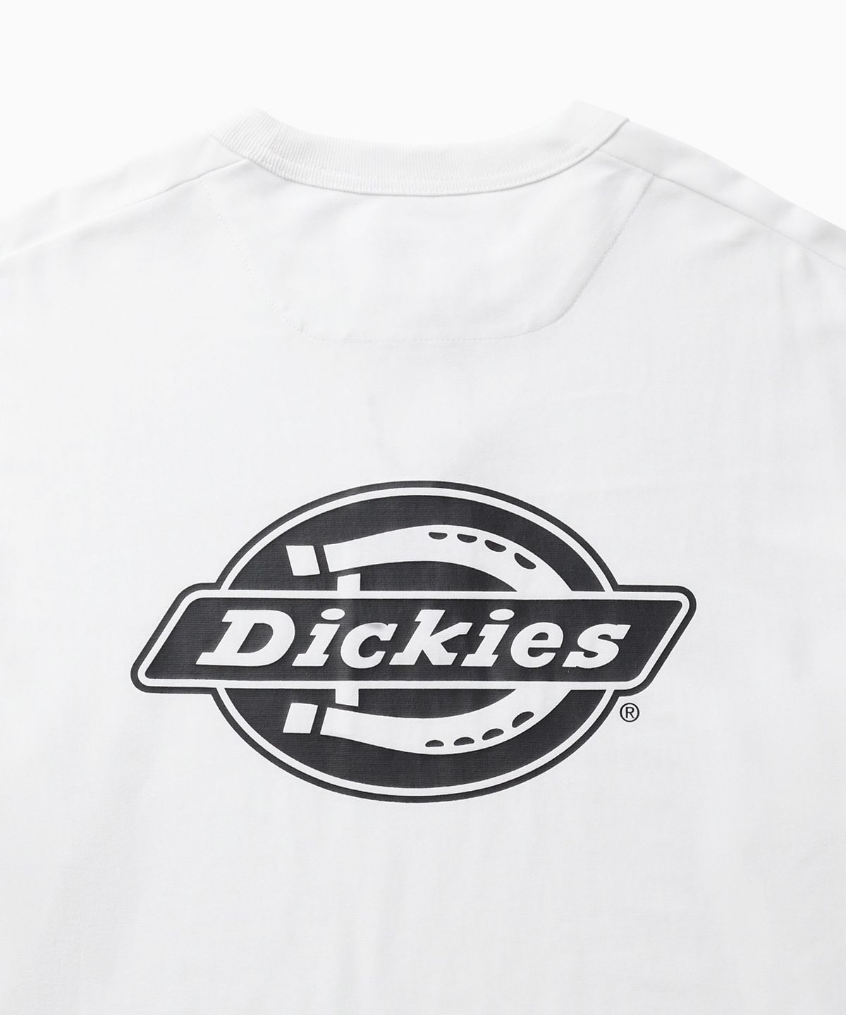 디키즈(DICKIES) 백 모노 로고 롱슬리브 White