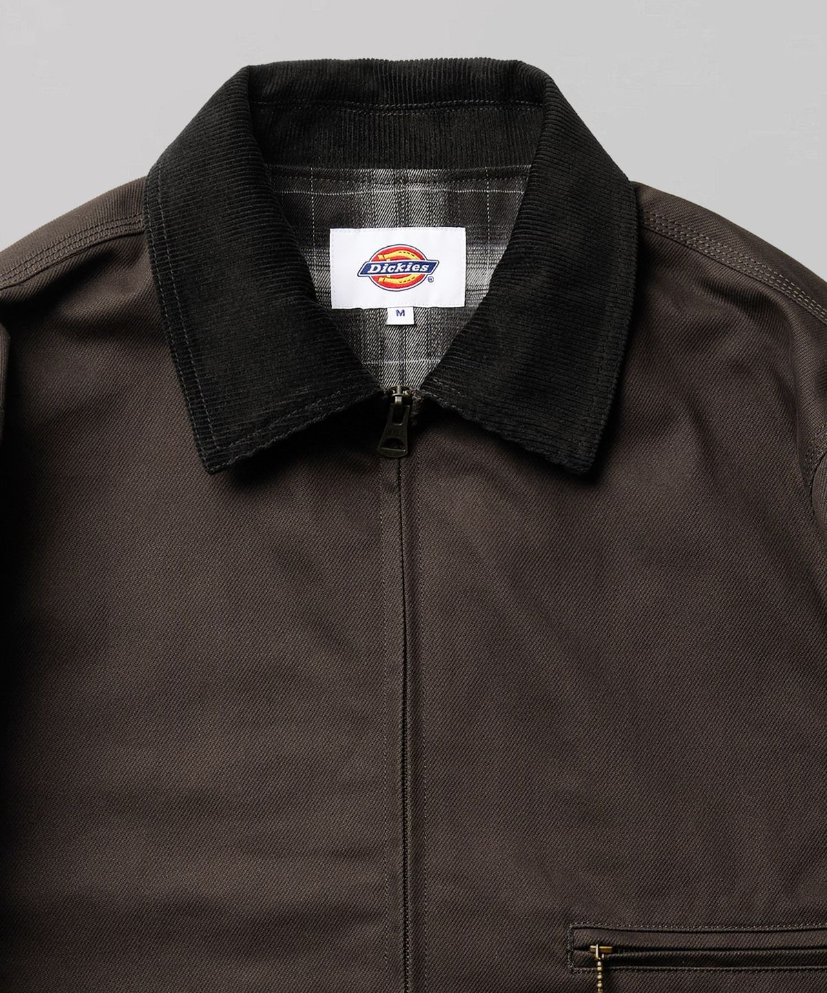 디키즈(DICKIES) 트윌 워크 재킷 Brown