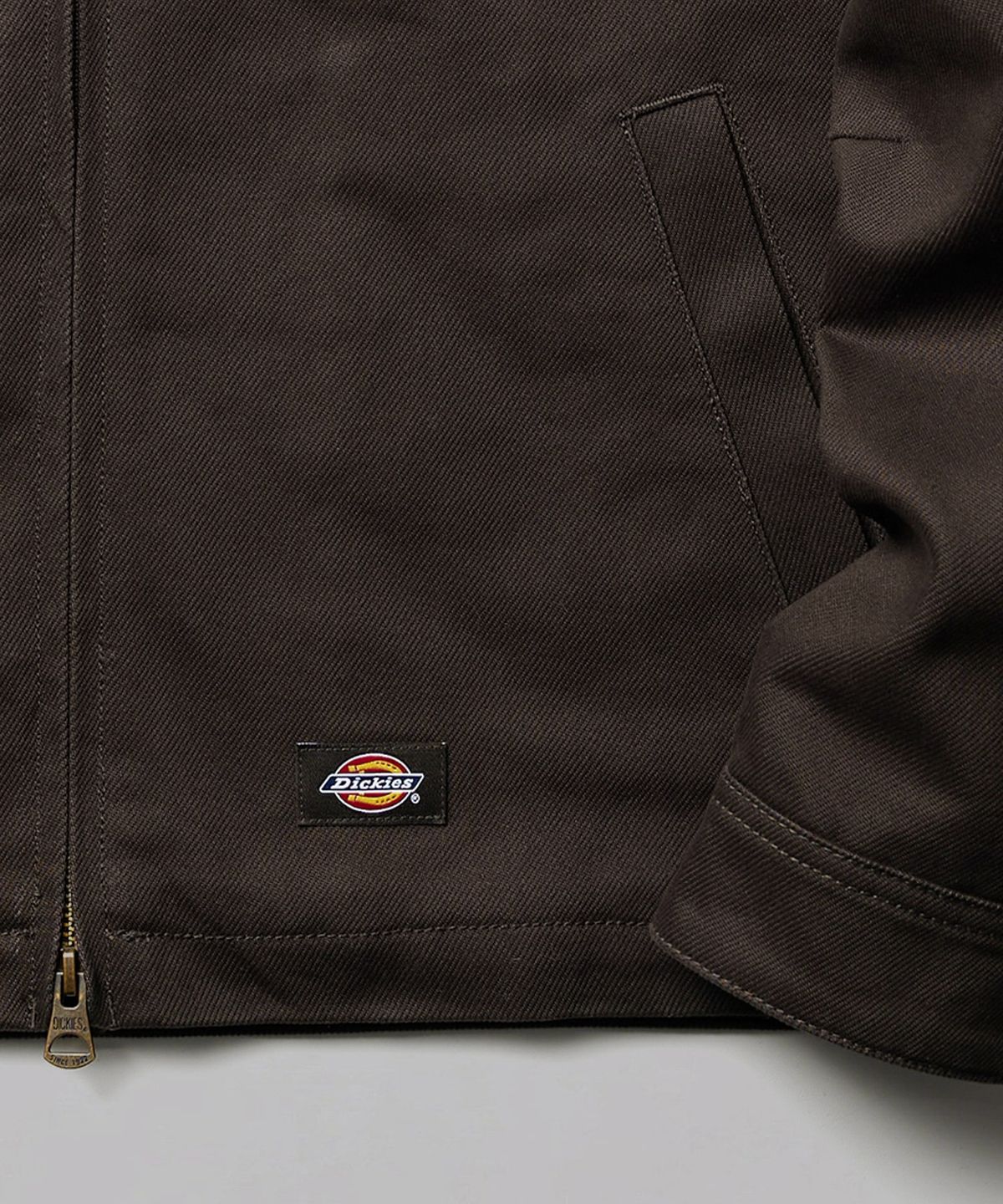 디키즈(DICKIES) 트윌 워크 재킷 Brown