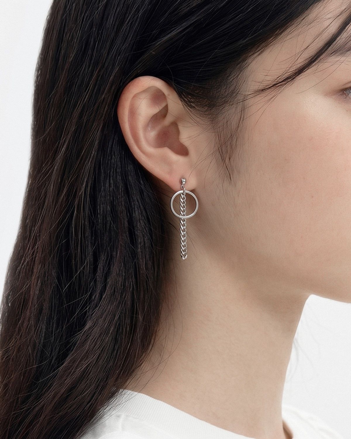 논논(NONENON) RING CHAIN EAR