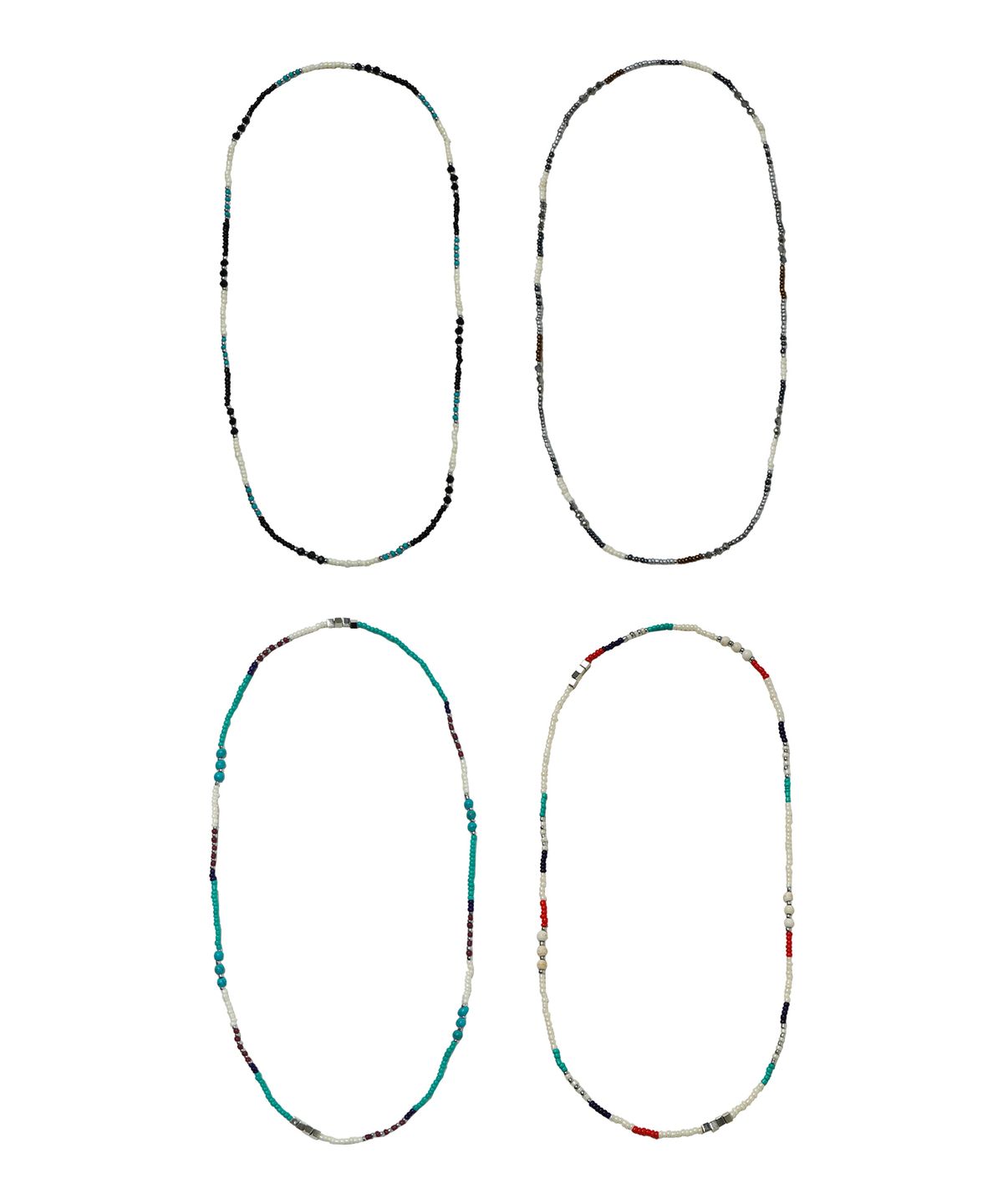 스칼렛또블랙(SCALETTOBLACK) RAM018 Delicate Bead String Necklace