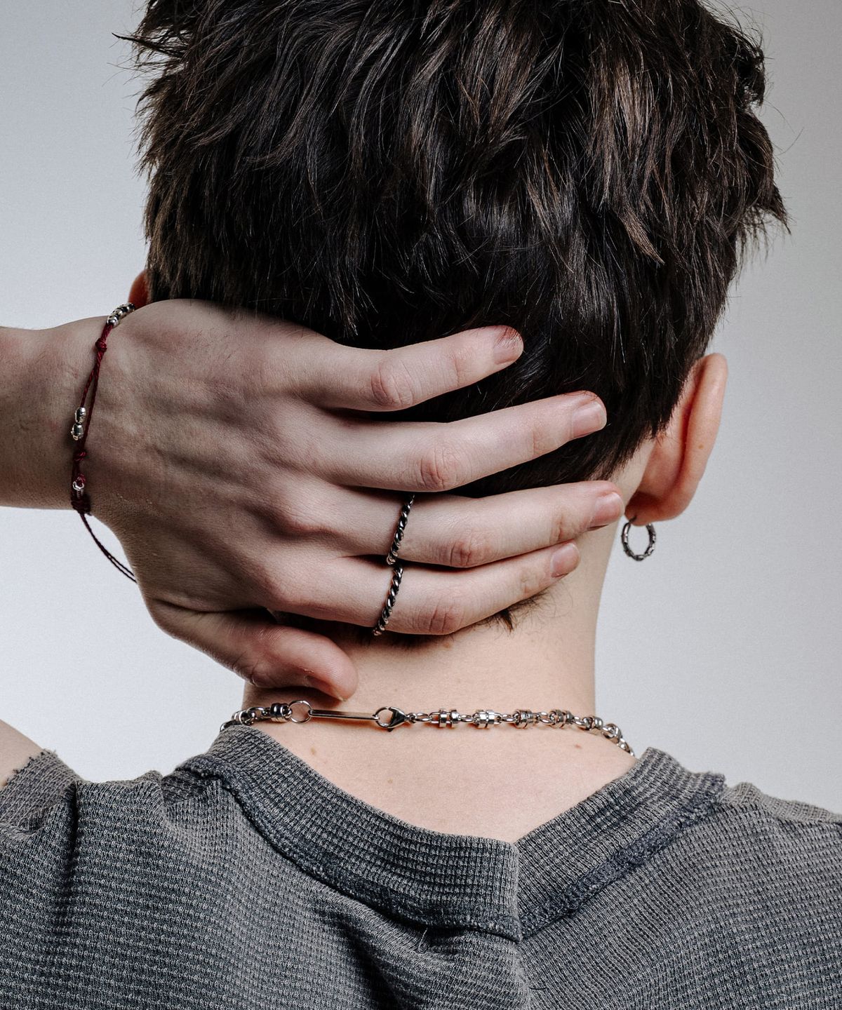 스칼렛또블랙(SCALETTOBLACK) RAM017 Urban Oval Chain Necklace