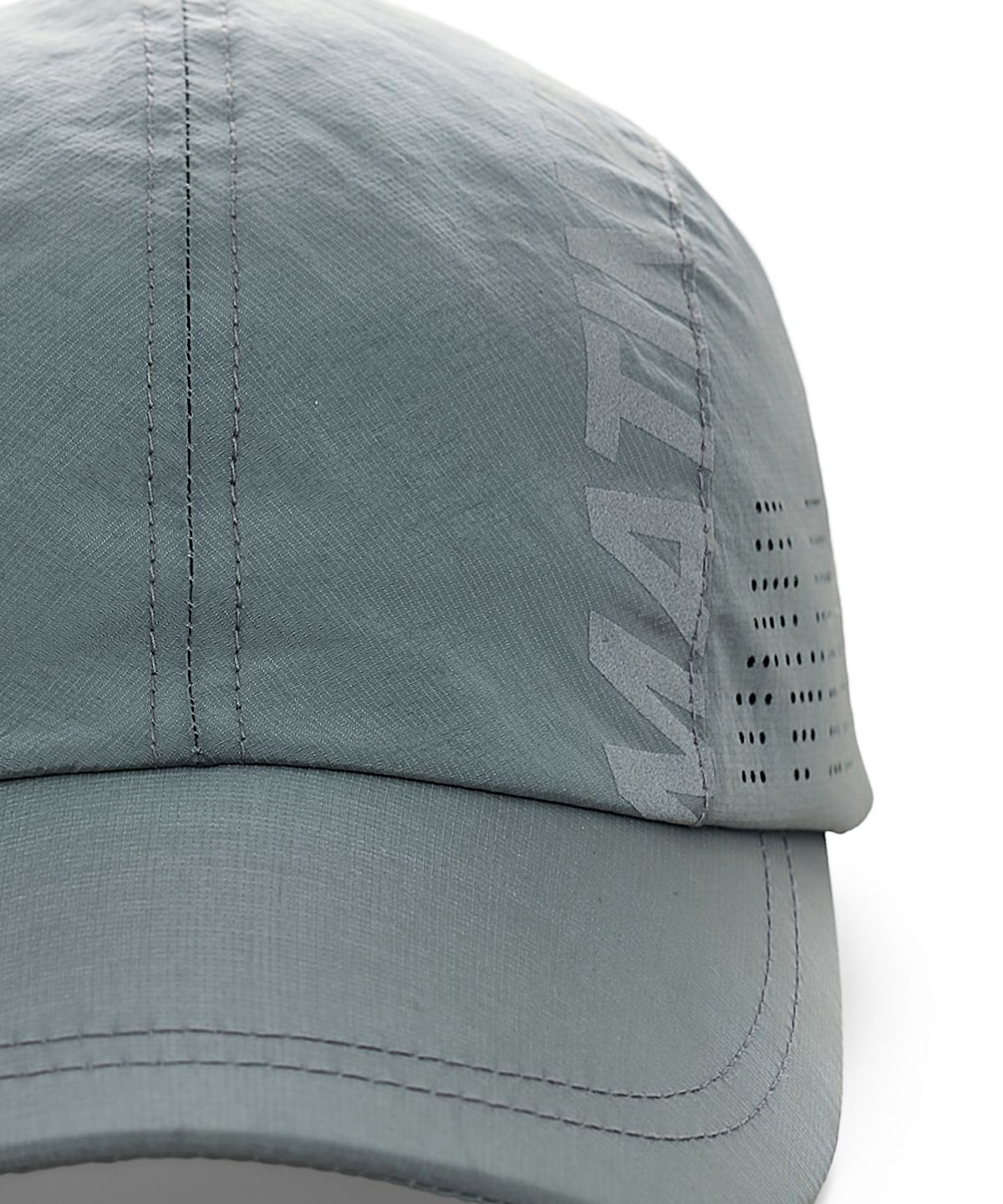 마뗑킴(MATIN KIM) MESH LOGO SPORTY CAP IN GREY