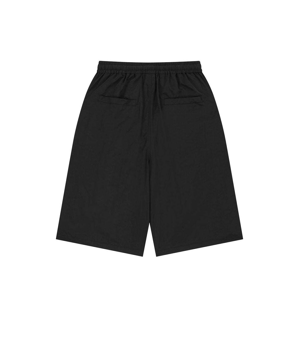 마뗑킴(MATIN KIM) SIDE LOGO BERMUDA TRACK PANTS IN BLACK