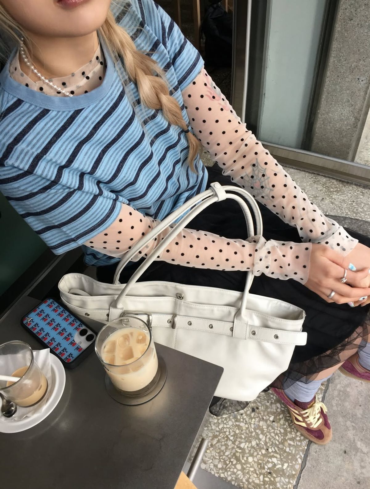 에이카화이트(AECA) (Woman) EVERYDAY AECA CLOVER HALF SLEEVE TEE (10color)