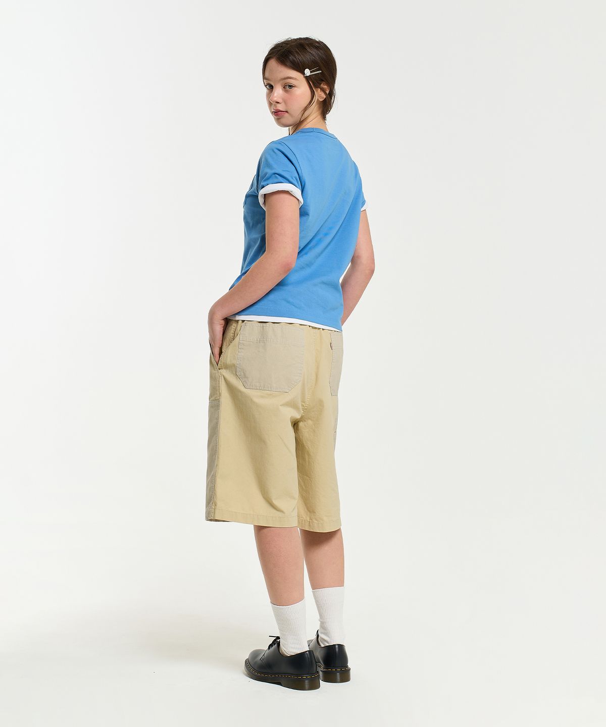 에이카화이트(AECA) (Woman) EVERYDAY AECA CLOVER POCKET TEE (7color)
