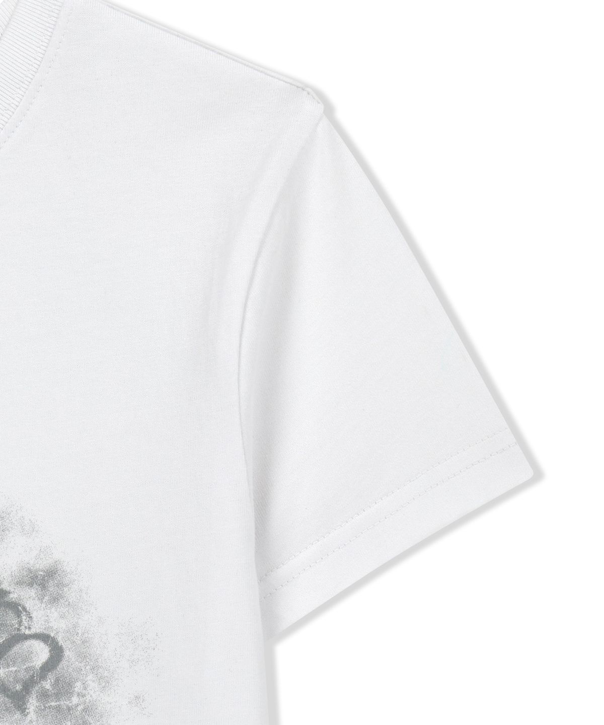 마뗑킴(MATIN KIM) MATIN KIM ARCH LOGO CROP TOP IN WHITE