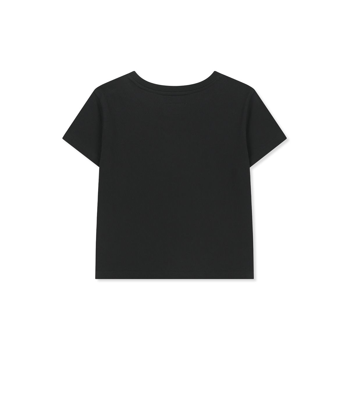 마뗑킴(MATIN KIM) MATIN KIM ARCH LOGO CROP TOP IN BLACK