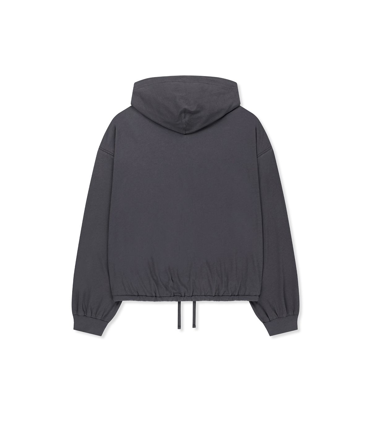 마뗑킴(MATIN KIM) MATIN 16 APPLIQUE LOGO HOODY ZIP UP IN DARK NAVY