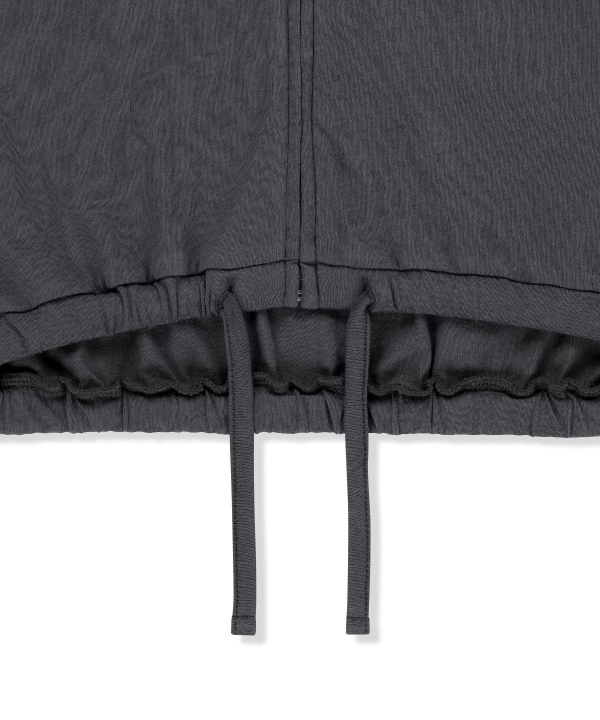 마뗑킴(MATIN KIM) MATIN 16 APPLIQUE LOGO HOODY ZIP UP IN DARK NAVY