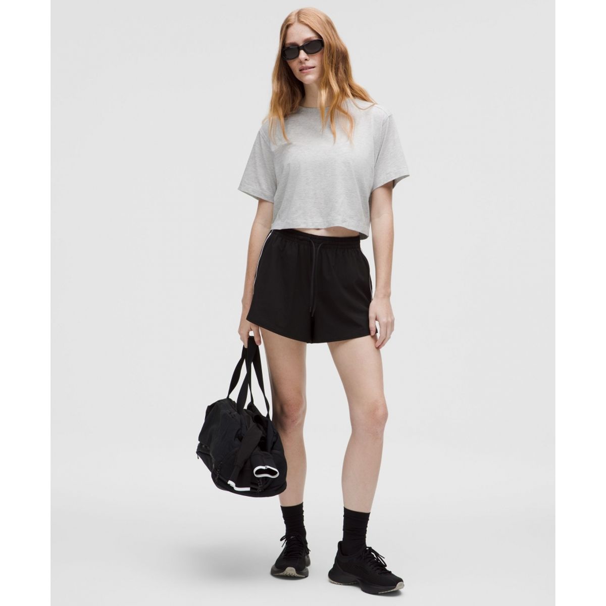 룰루레몬(LULULEMON) 올 유어스 코튼 크롭 티셔츠  HCUG