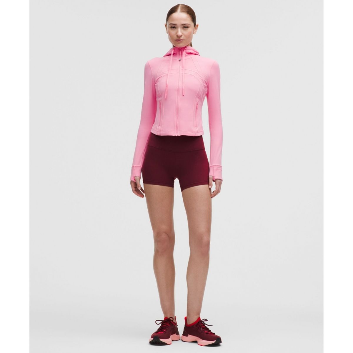 룰루레몬(LULULEMON) 디파인 크롭 후드 재킷 *Nulu  CCLD