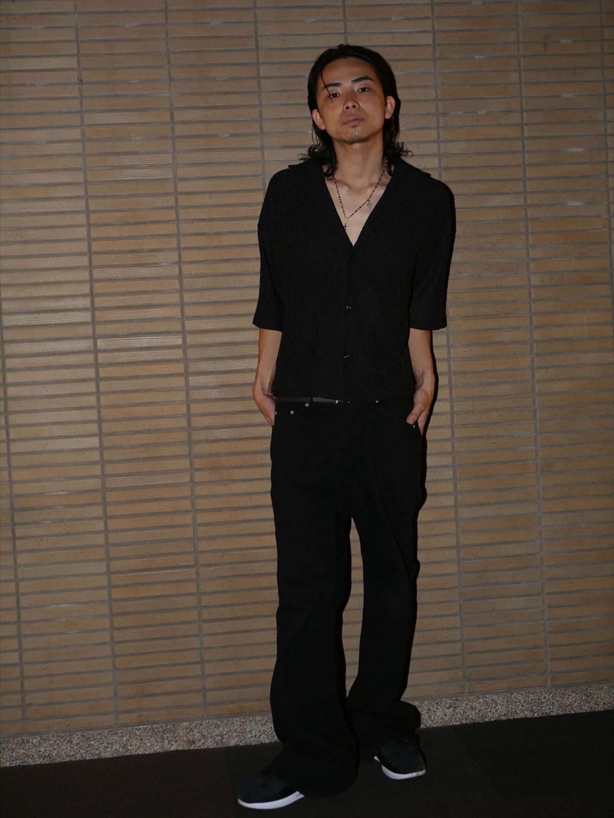 고저(GOZER) The Pleats Shirt
