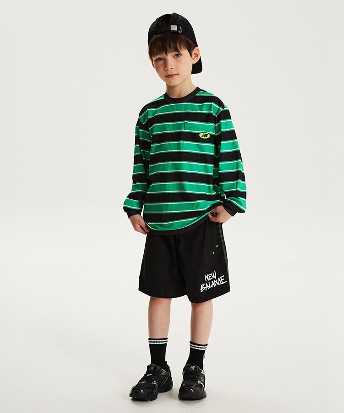 뉴발란스 키즈(NEWBALANCEKIDS) Spotlight Hot Summer_아동 퀵드라이 보드숏 NK9RG3975U19