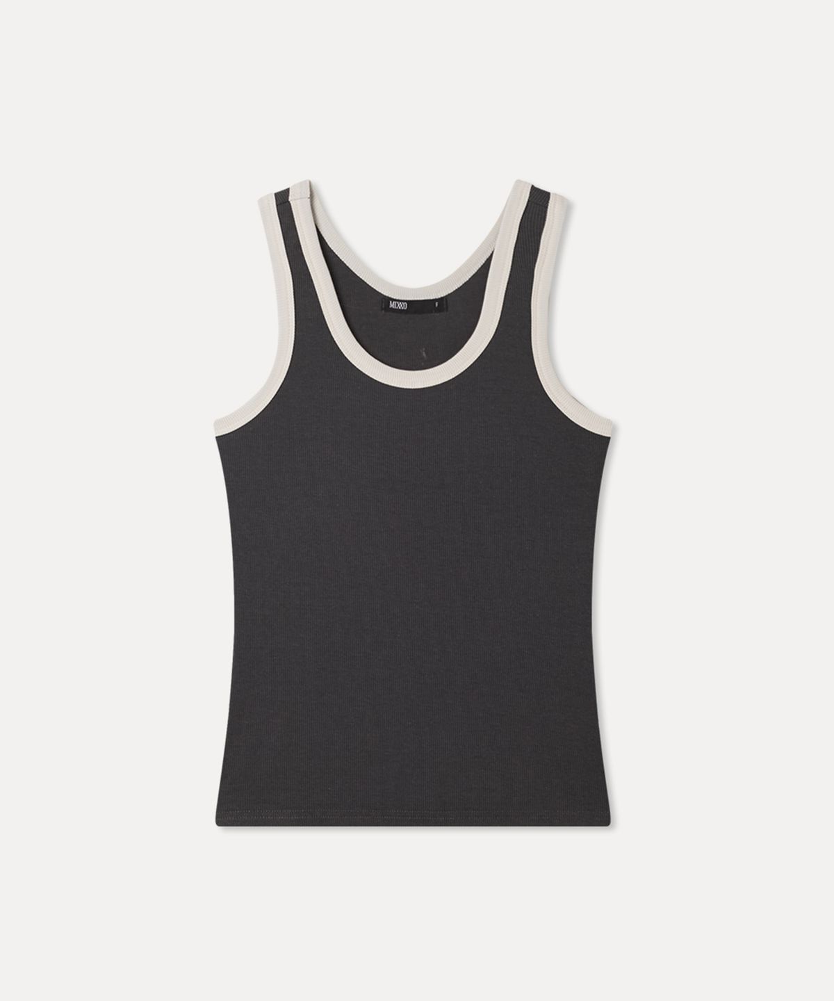 미쏘(MIXXO) 배색 나시 티셔츠_MIWHNG52SS