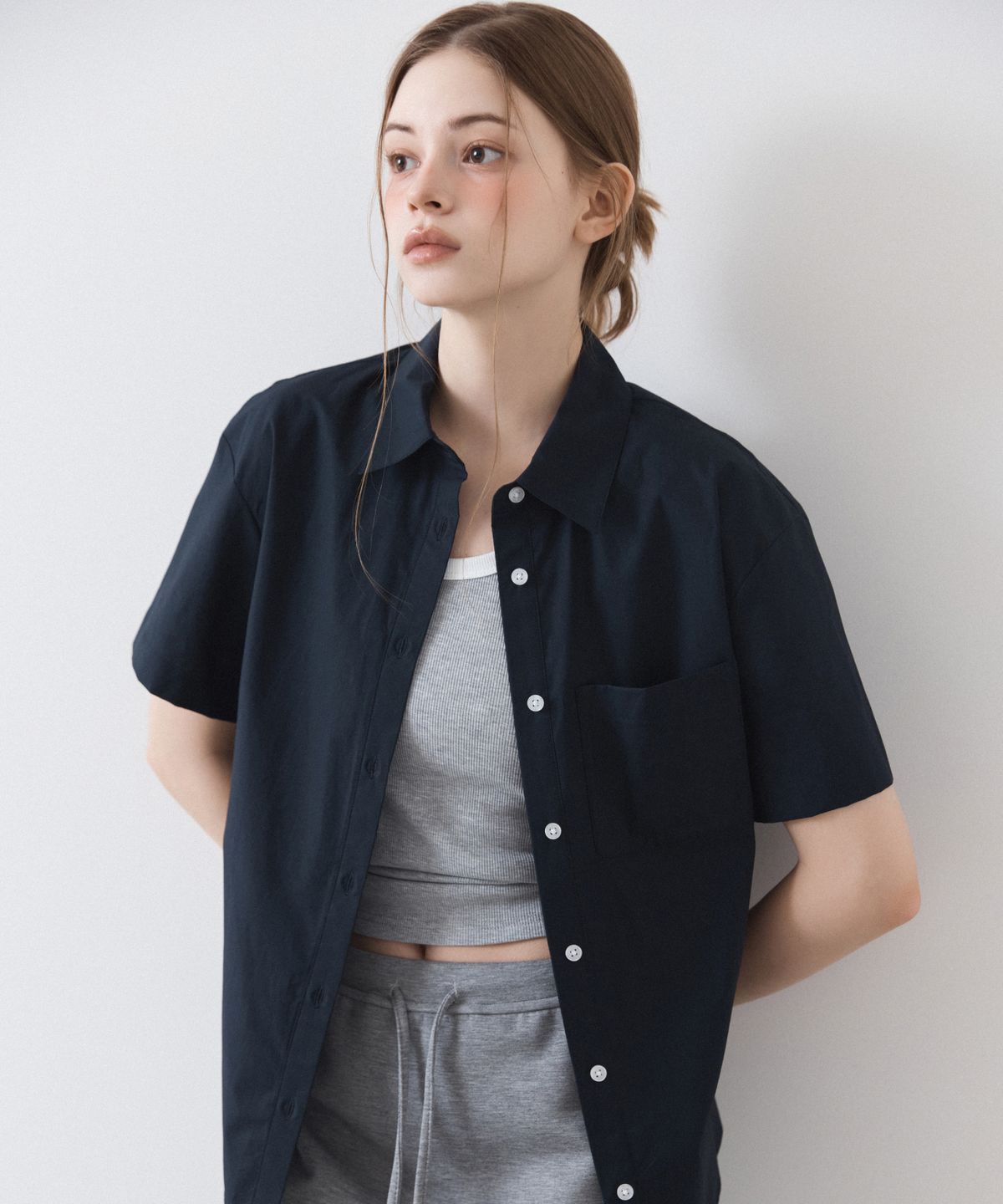 미쏘(MIXXO) 배색 나시 티셔츠_MIWHNG52SS
