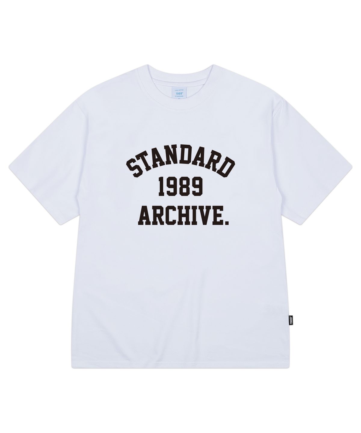 1989스탠다드(1989STANDARD) STANDARD ARCH 쿨 코튼 오버핏 반소매 (SISSTD-0254)
