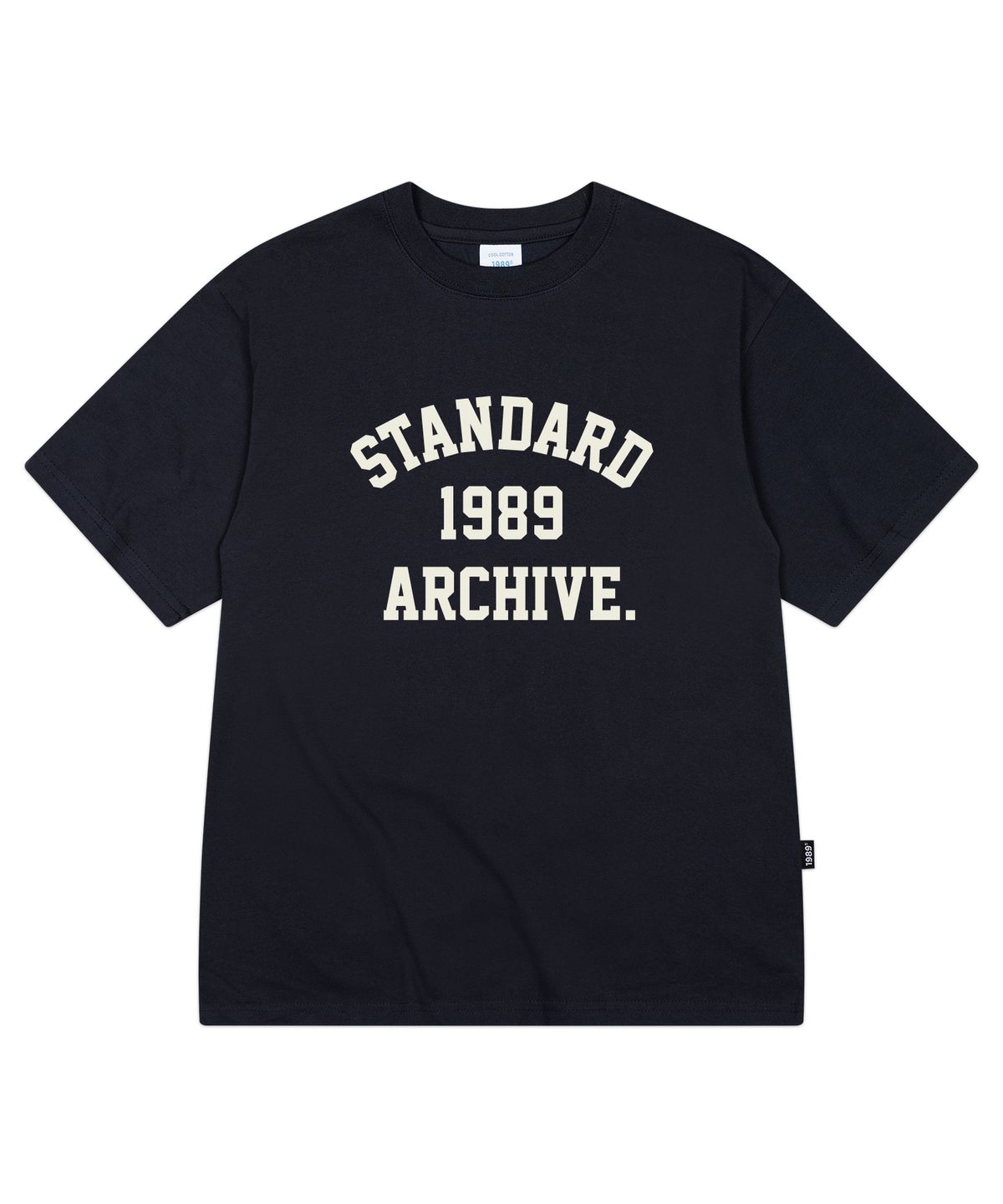 1989스탠다드(1989STANDARD) STANDARD ARCH 쿨 코튼 오버핏 반소매 (SISSTD-0254)