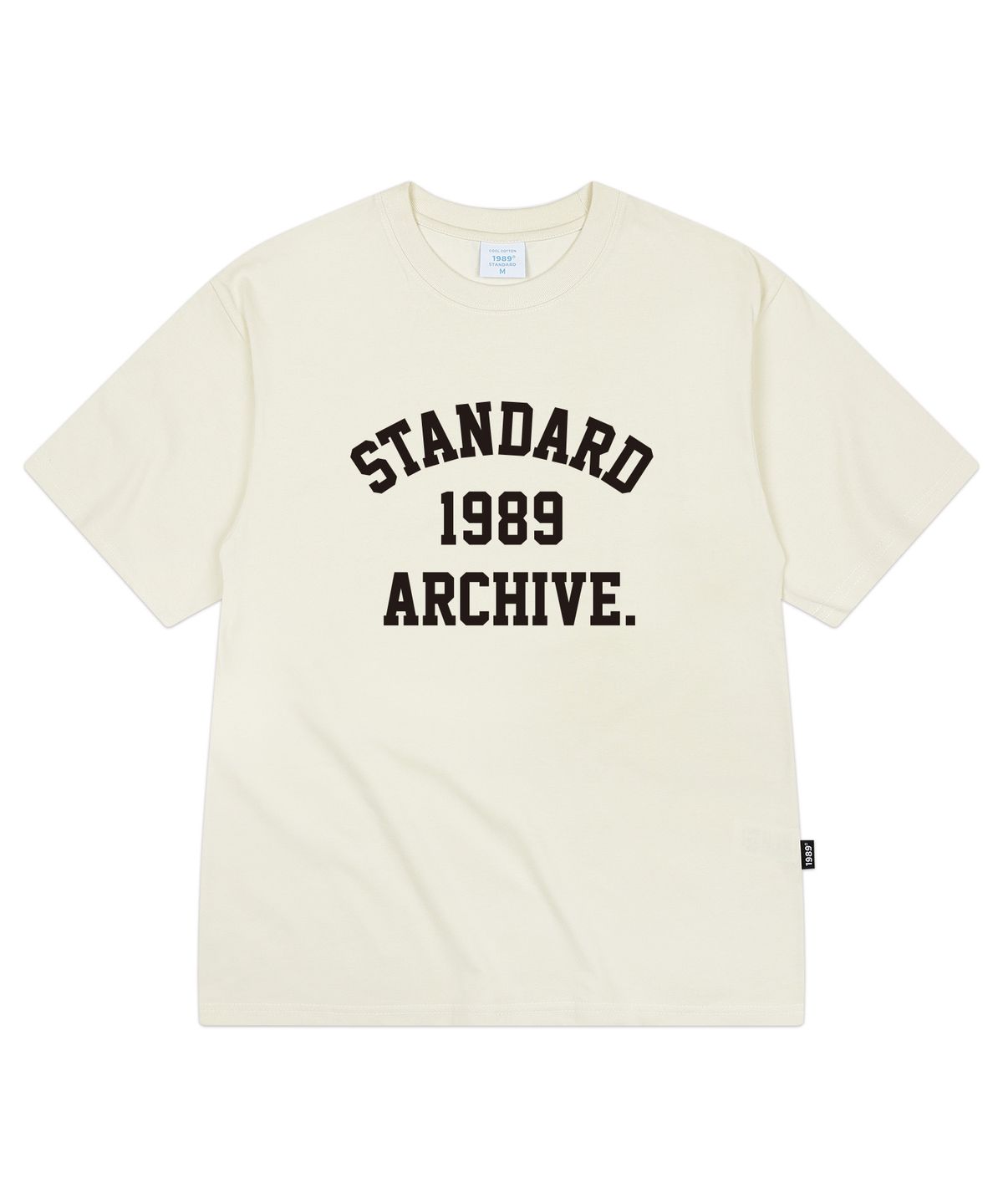 1989스탠다드(1989STANDARD) STANDARD ARCH 쿨 코튼 오버핏 반소매 (SISSTD-0254)
