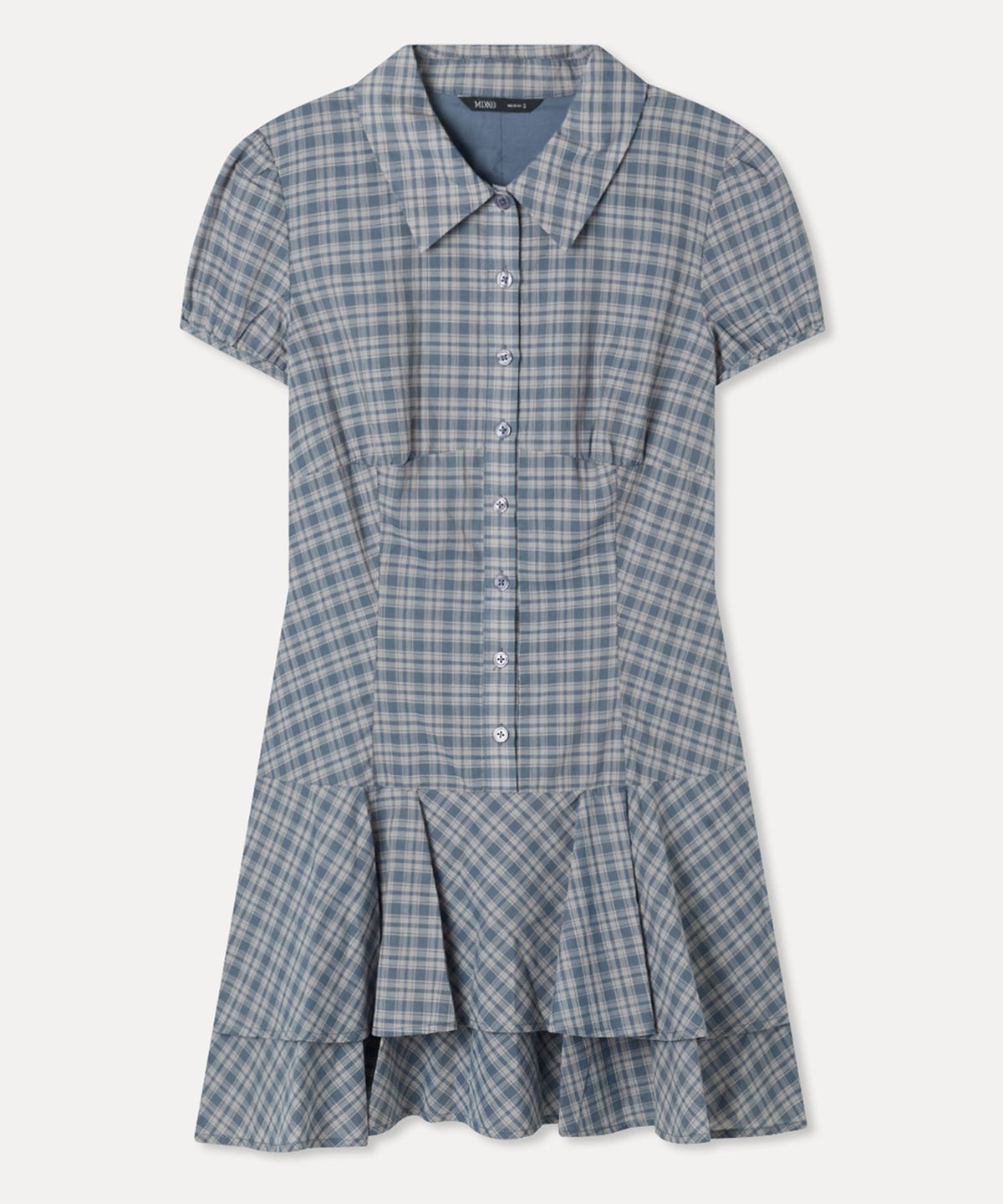 미쏘(MIXXO) 체크 셔츠 원피스_MIWOWG609G