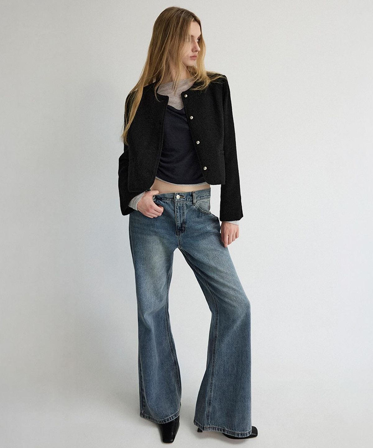 미쏘(MIXXO) 핏업데님 릴렉스 부츠컷_MIWTJG936J MIWTJG946J