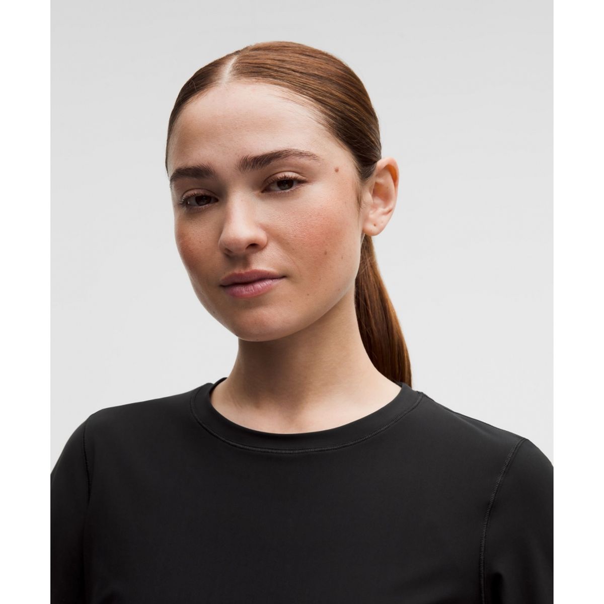 룰루레몬(LULULEMON) 사이드 루시드 러닝 숏슬리브 셔츠  BLK