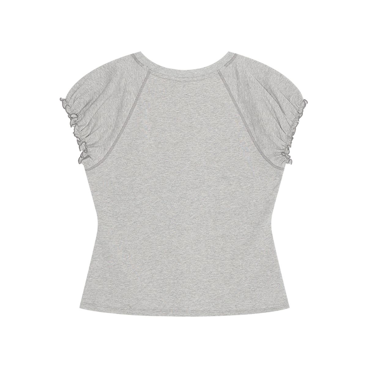이피티(EPT) PUFF SLEEVE TOP (H/GREY)