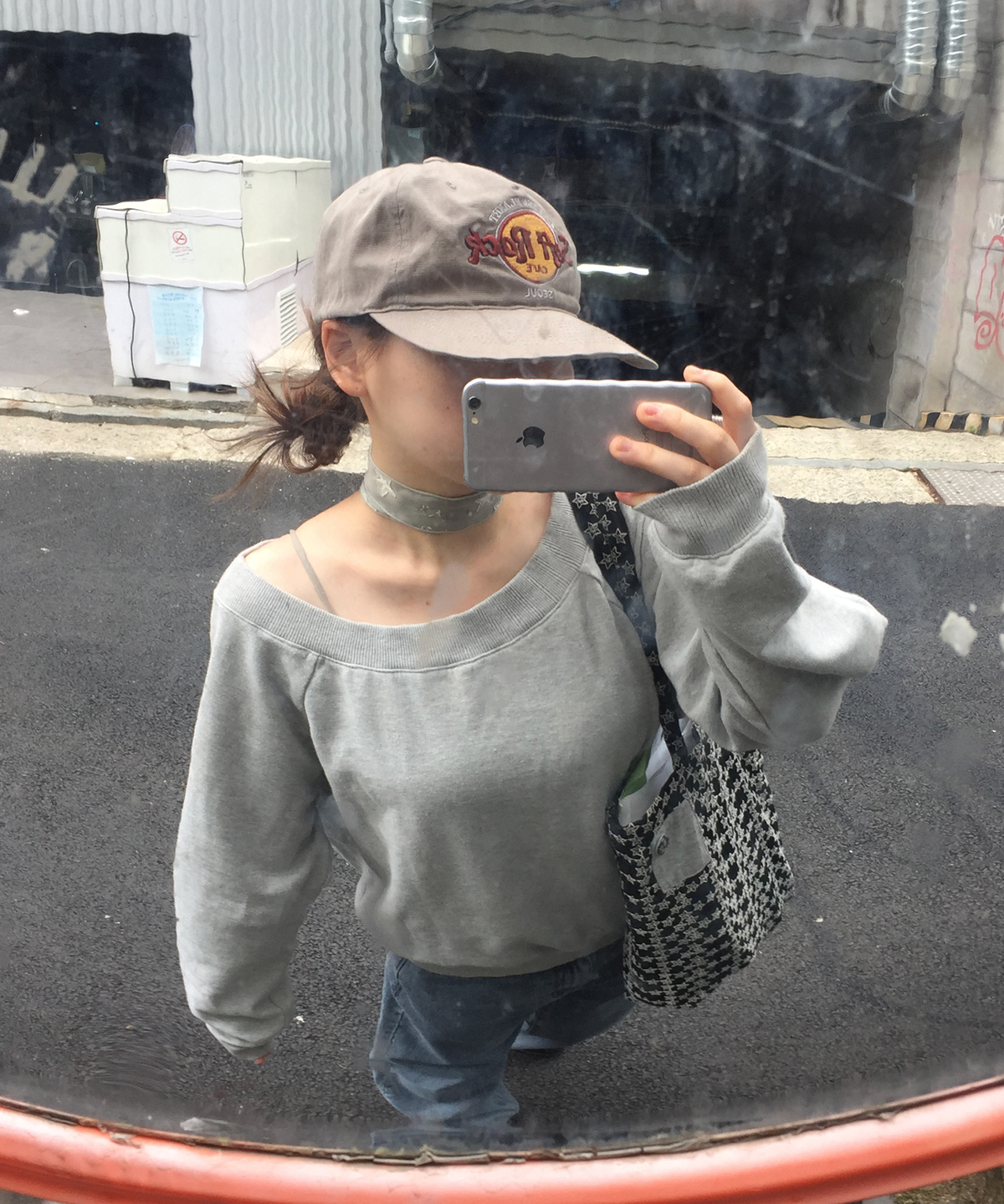 마스컴퍼니(MASCOMPANY) Soft rock cafe cap - Charcoal