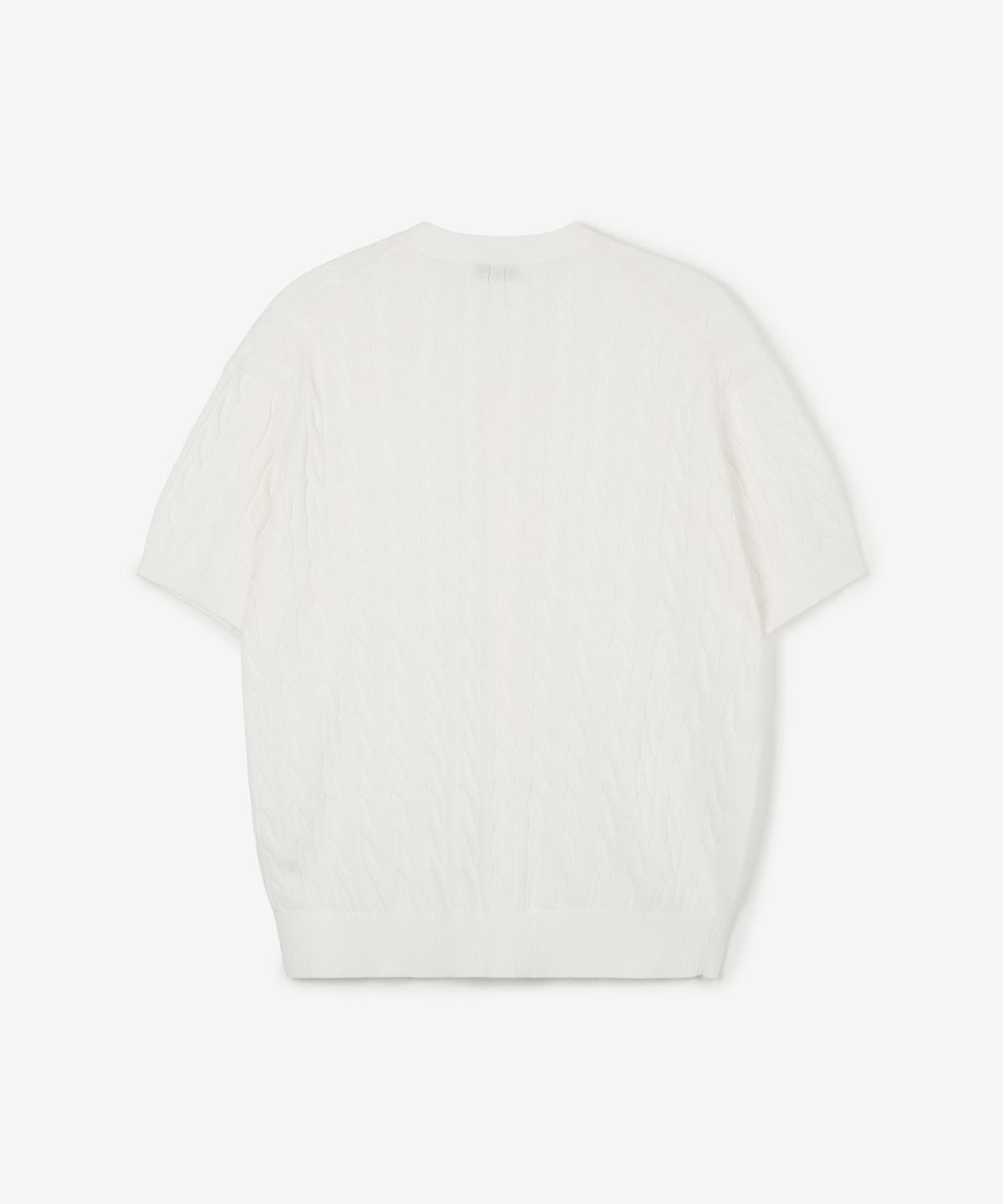 티엔지티 우먼(TNGT WOMAN) W Cable Knit Cardigan (White) TNSW6E208WT