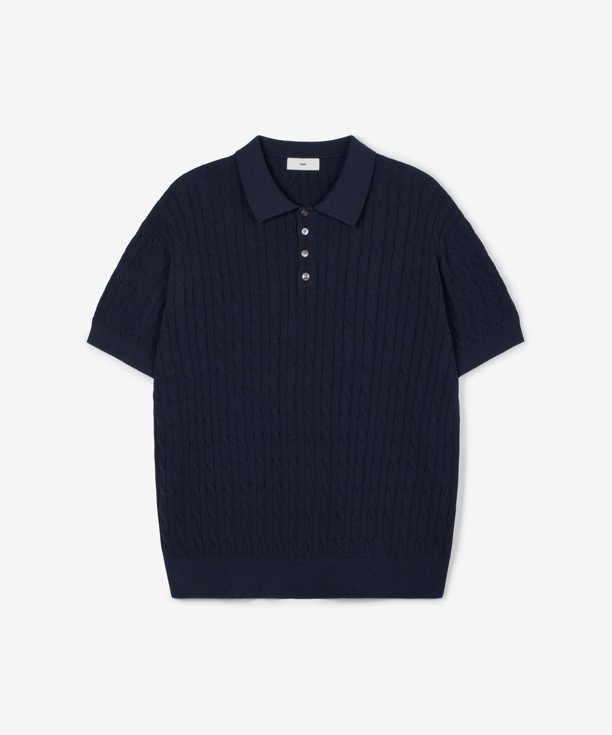 티엔지티 우먼(TNGT WOMAN) W Cable Polo Washable Knit (Navy) TNSW6E206N2