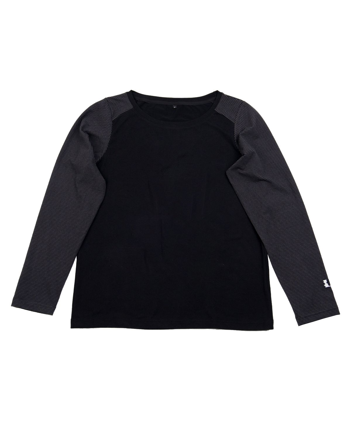 히피하우스(HIPPIE HAUS) Gray Stripe Sleeve T-shirt
