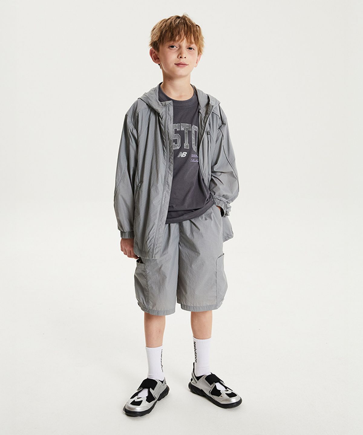 뉴발란스 키즈(NEWBALANCEKIDS) GRID PACK_아동 그리드 체크 반바지 NK9VG2773U15