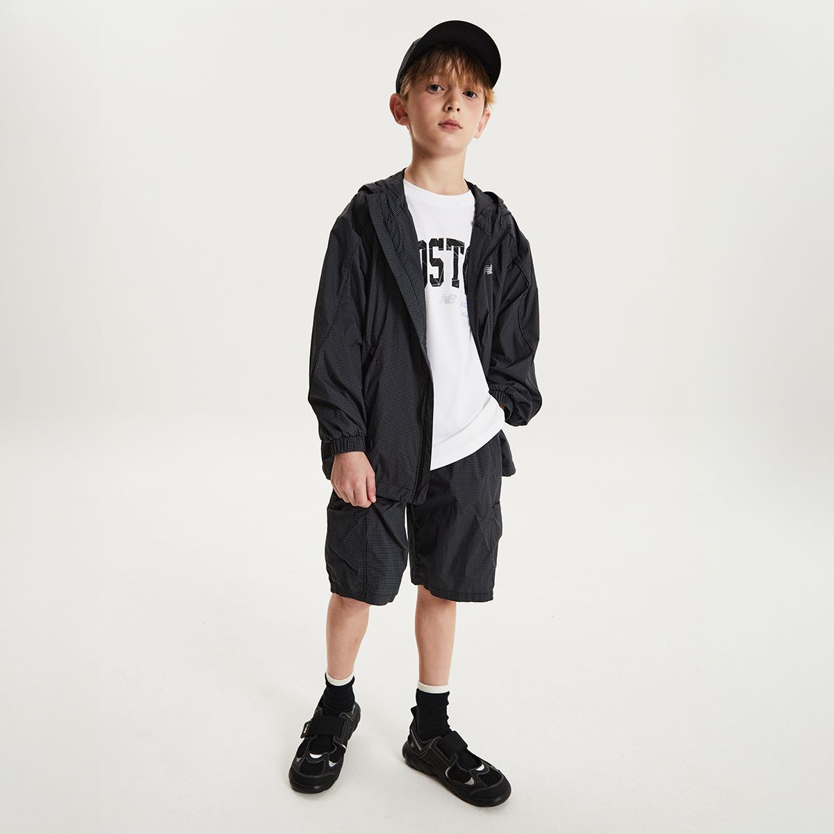 뉴발란스 키즈(NEWBALANCEKIDS) GRID PACK_아동 그리드 체크 반바지 NK9VG2773U19