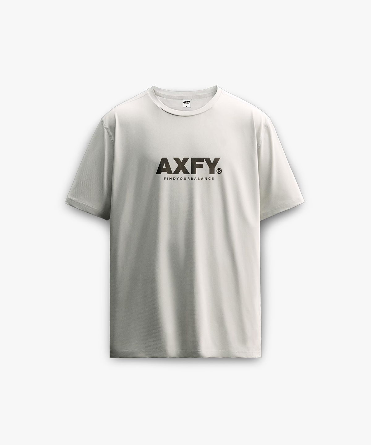 엑스파이(AXFY) 로고 쿨에버 러너 반팔티셔츠 - 화이트