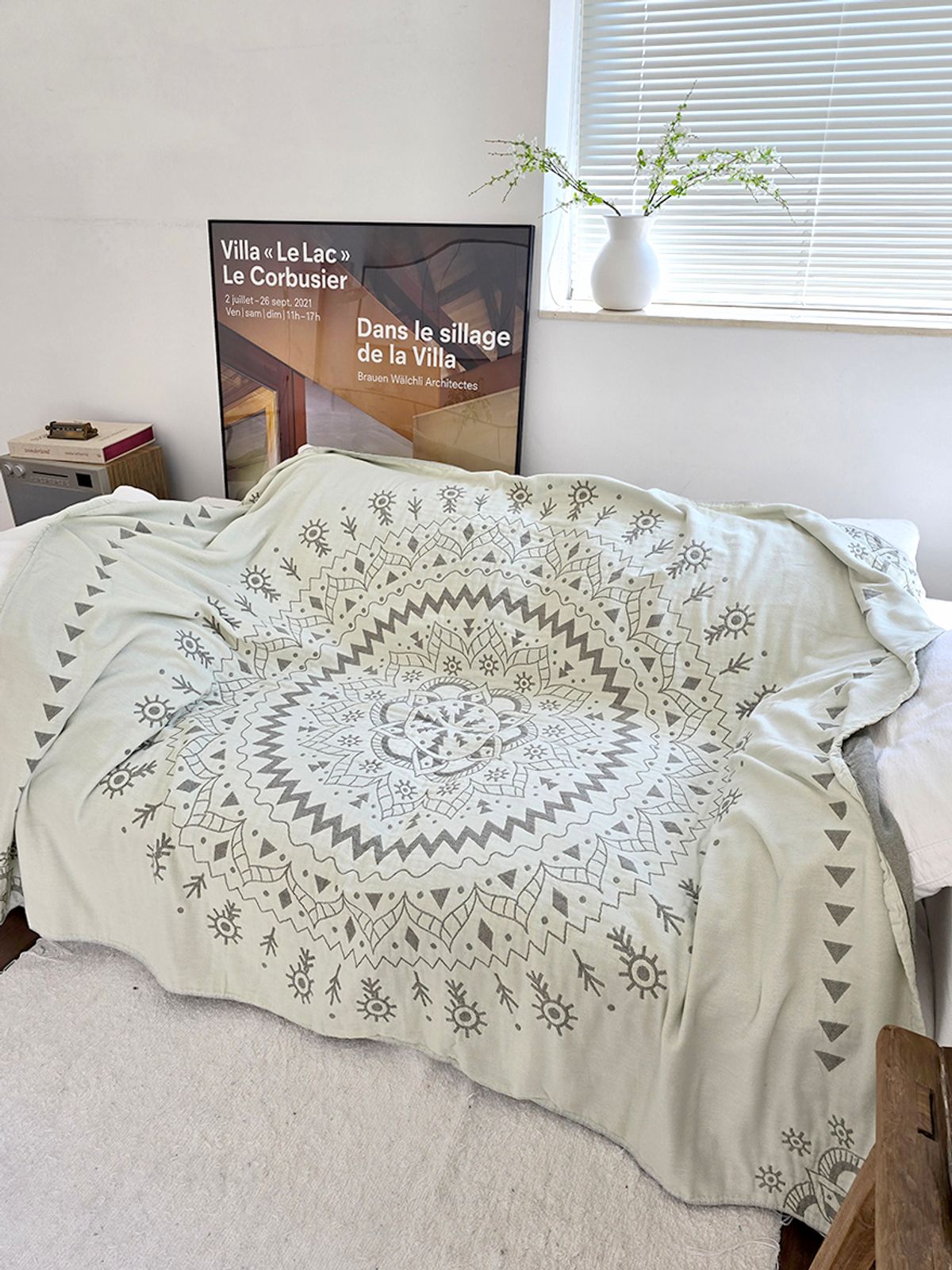 블랑쉬하우스(BLANCHE HOUSE) 블랑쉬 소울 만다라 퀸사이즈 150x200 거즈이불
