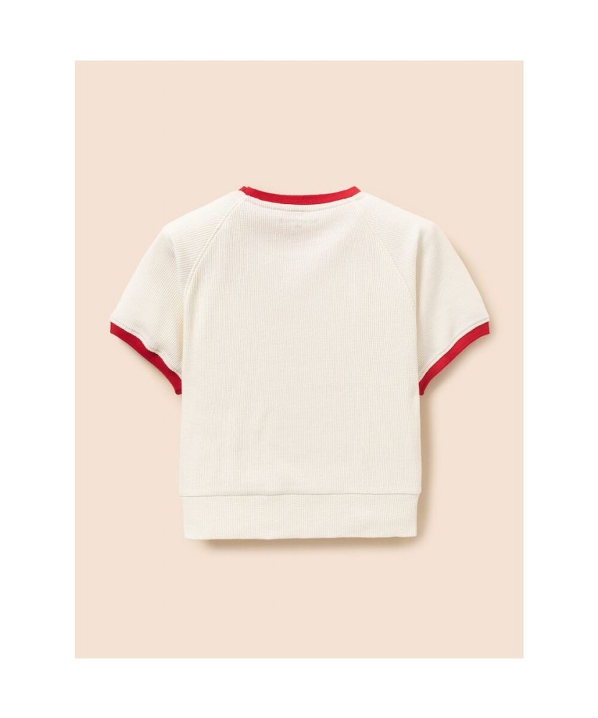 빈폴 키즈(BEANPOLE KIDS) 여아 달이 포인트 와플 상하 세트  아이보리 (BI6342G040)