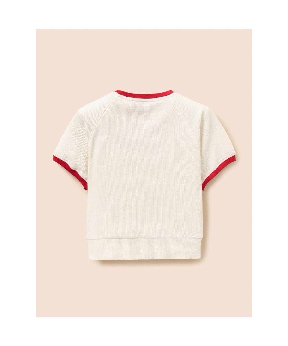 빈폴 키즈(BEANPOLE KIDS) 여아 달이 포인트 와플 상하 세트  아이보리 (BI6342G040)