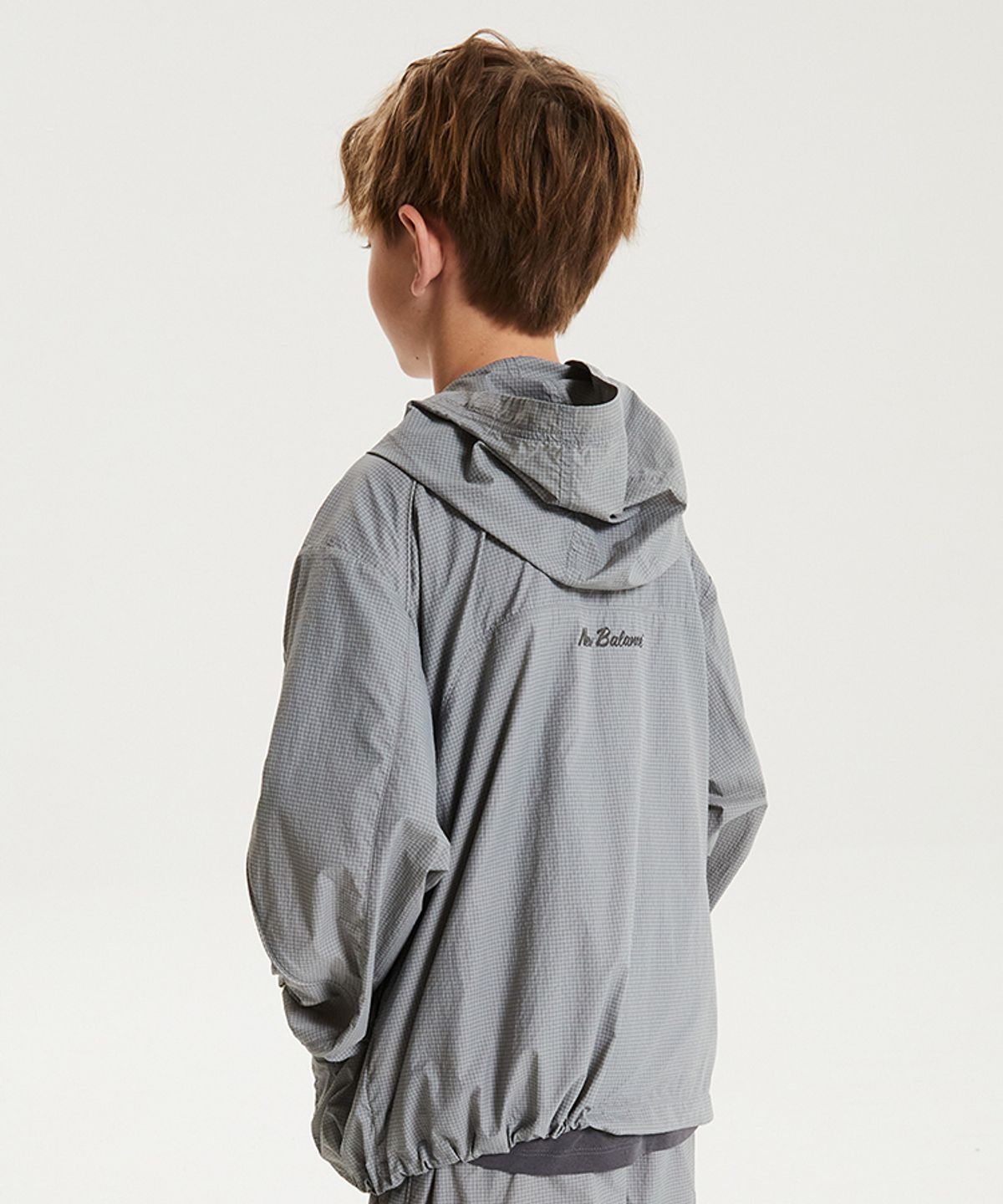 뉴발란스 키즈(NEWBALANCEKIDS) GRID PACK_아동 체크 홑겹 바람막이 NK9AG2773U15