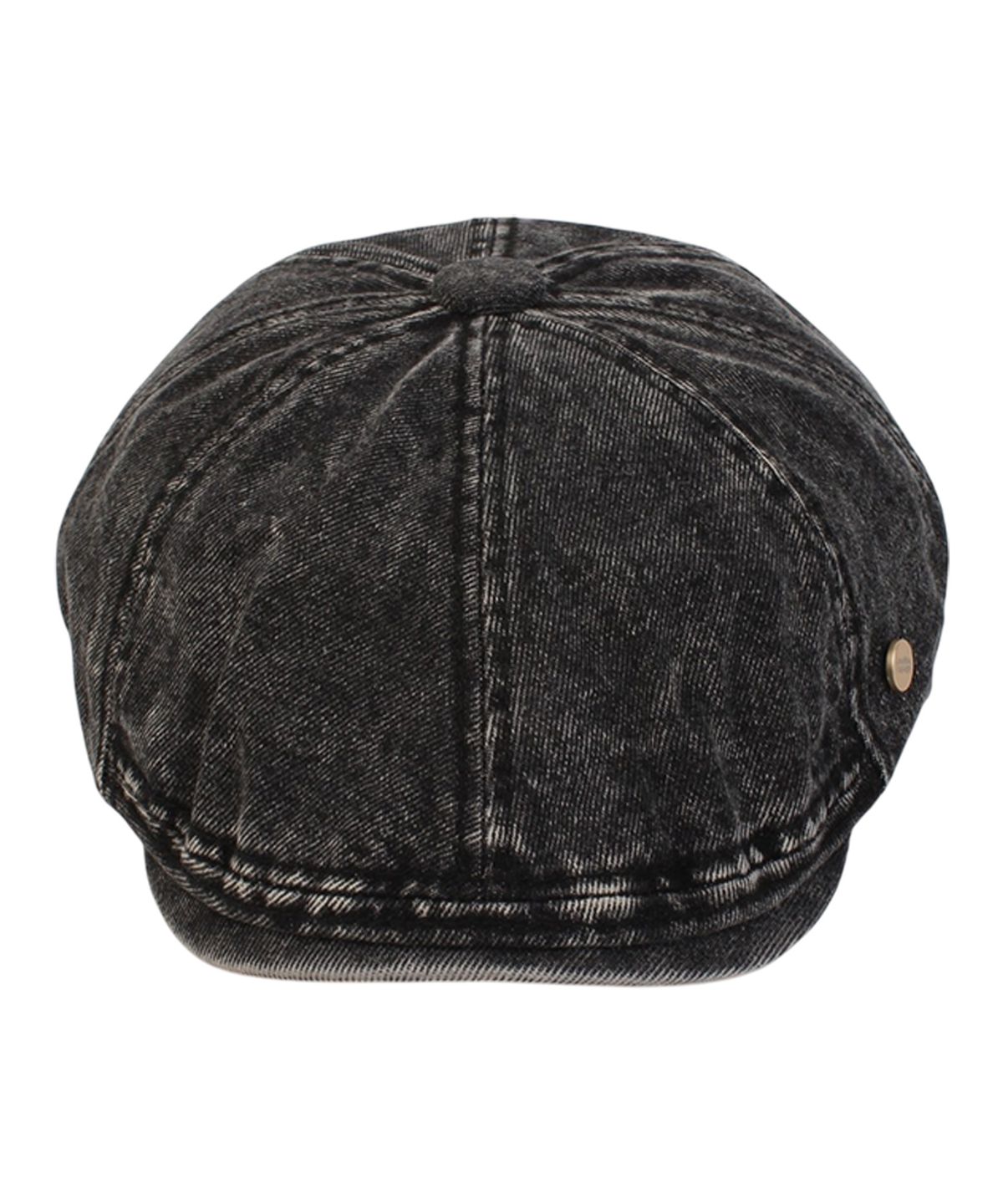 유니버셜 케미스트리(UNIVERSAL CHEMISTRY) Vintage Washing Black Denim Huntingcap 헌팅캡