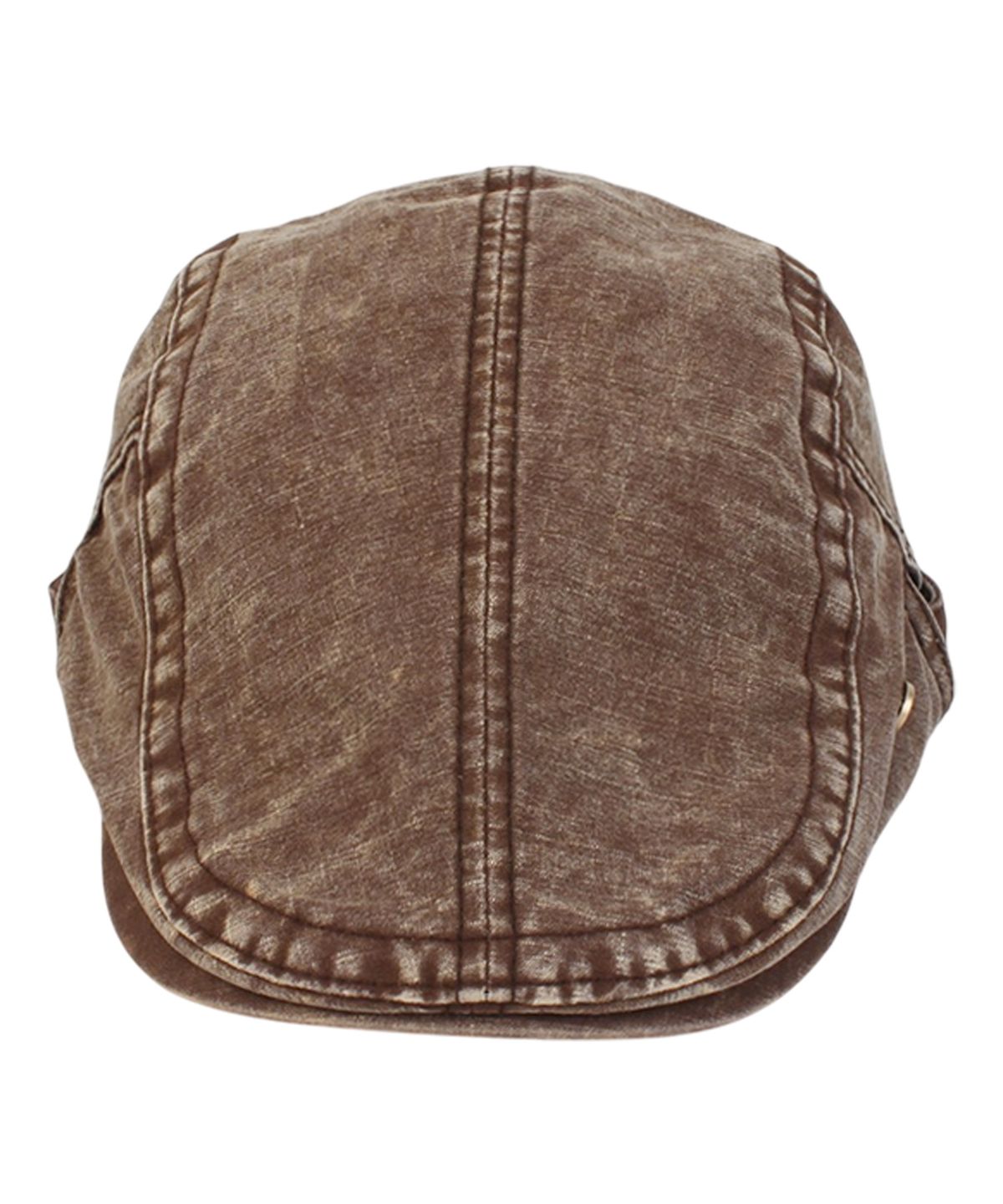 유니버셜 케미스트리(UNIVERSAL CHEMISTRY) Hard Washing Logo Brown Huntingcap 헌팅캡