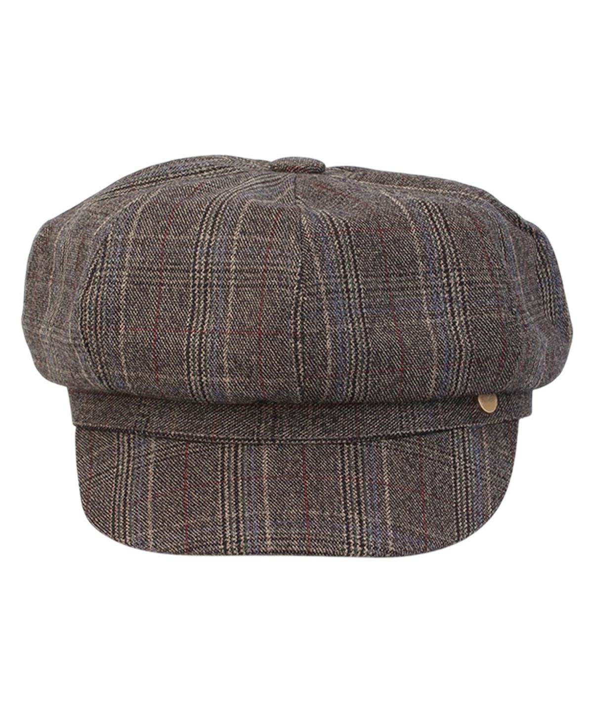 유니버셜 케미스트리(UNIVERSAL CHEMISTRY) Glencheck Logo Gray Newsboy Cap 뉴스보이캡