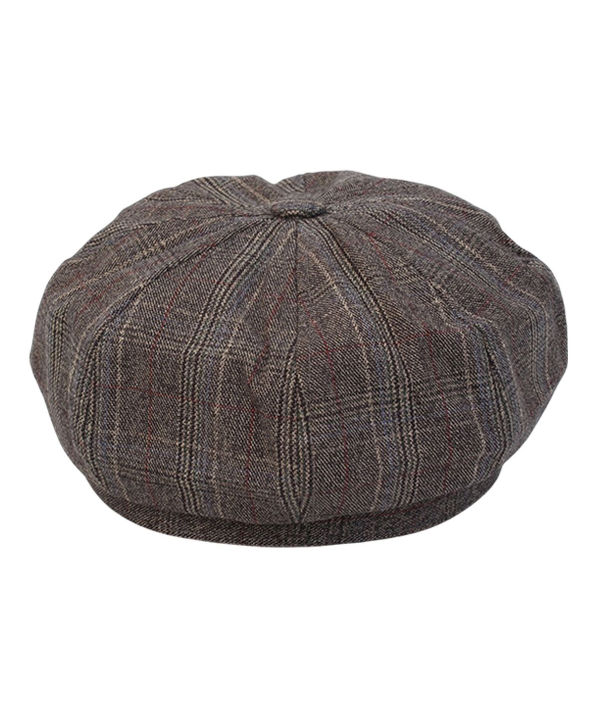 유니버셜 케미스트리(UNIVERSAL CHEMISTRY) Glencheck Logo Gray Newsboy Cap 뉴스보이캡