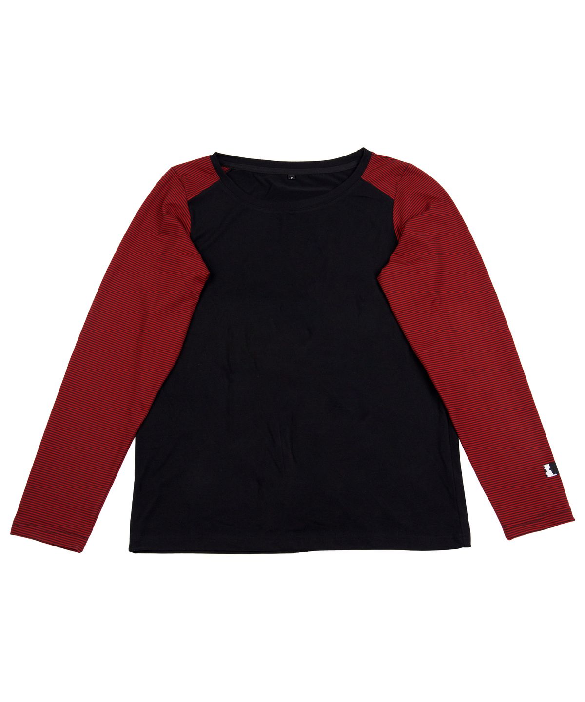 히피하우스(HIPPIE HAUS) Red Stripe Sleeve T-shirt