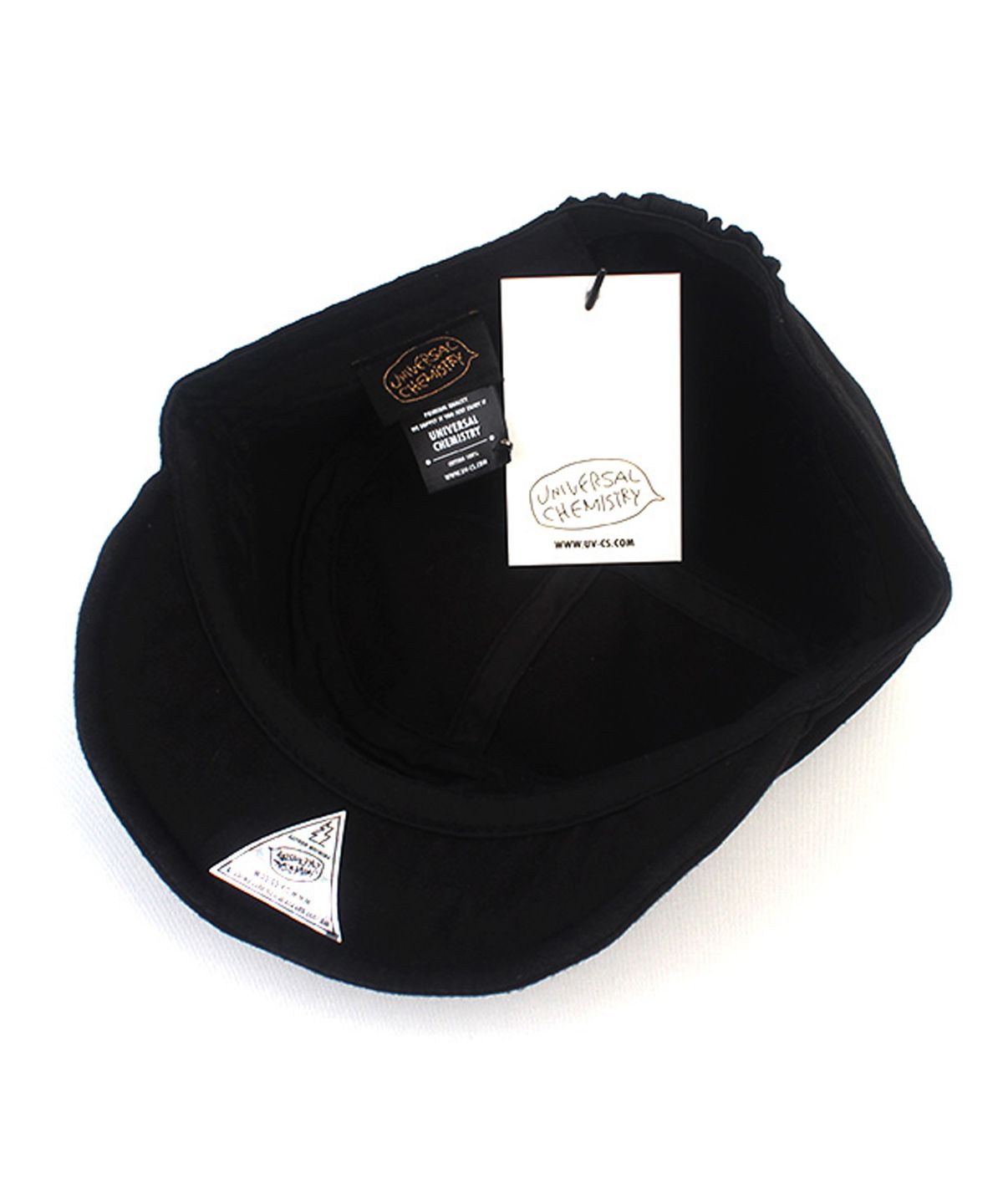 유니버셜 케미스트리(UNIVERSAL CHEMISTRY) Vintage Washing Black Marine Cap 마린캡