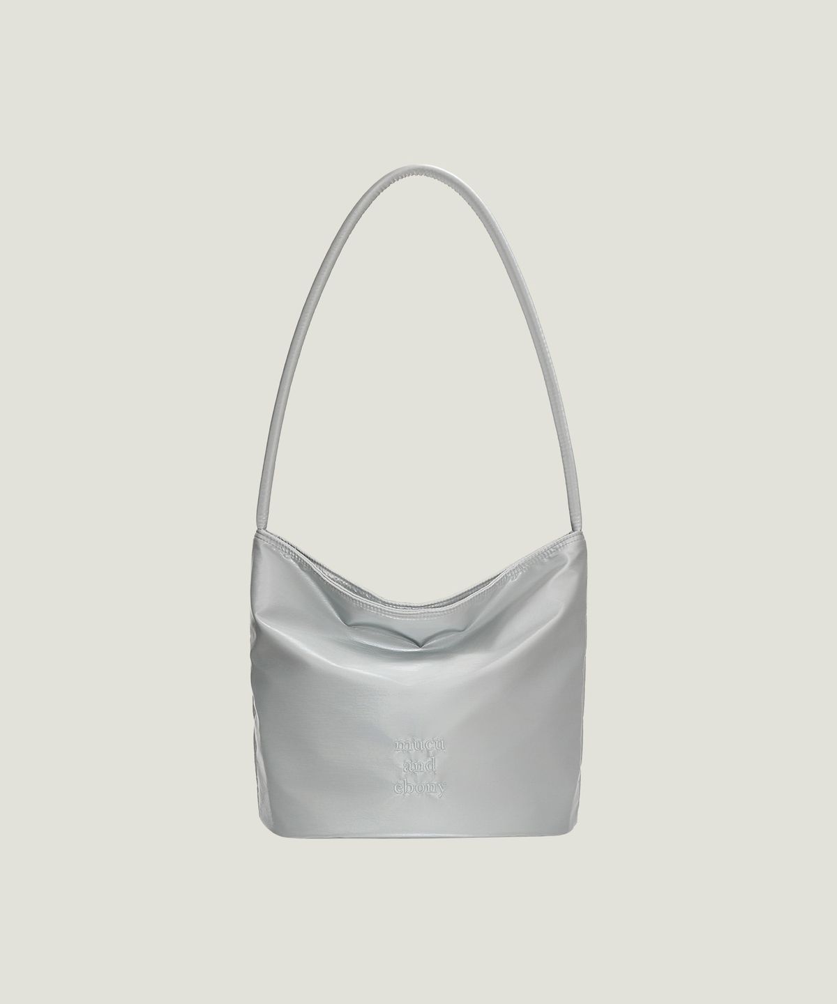 무쿠앤에보니(MUCU AND EBONY) Near Bucket Bag _ Silver