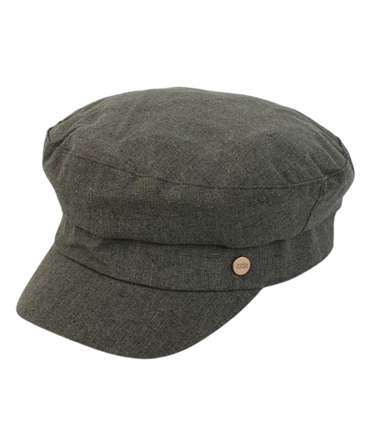 유니버셜 케미스트리(UNIVERSAL CHEMISTRY) Linen Khaki Logo Marine Cap 마린캡