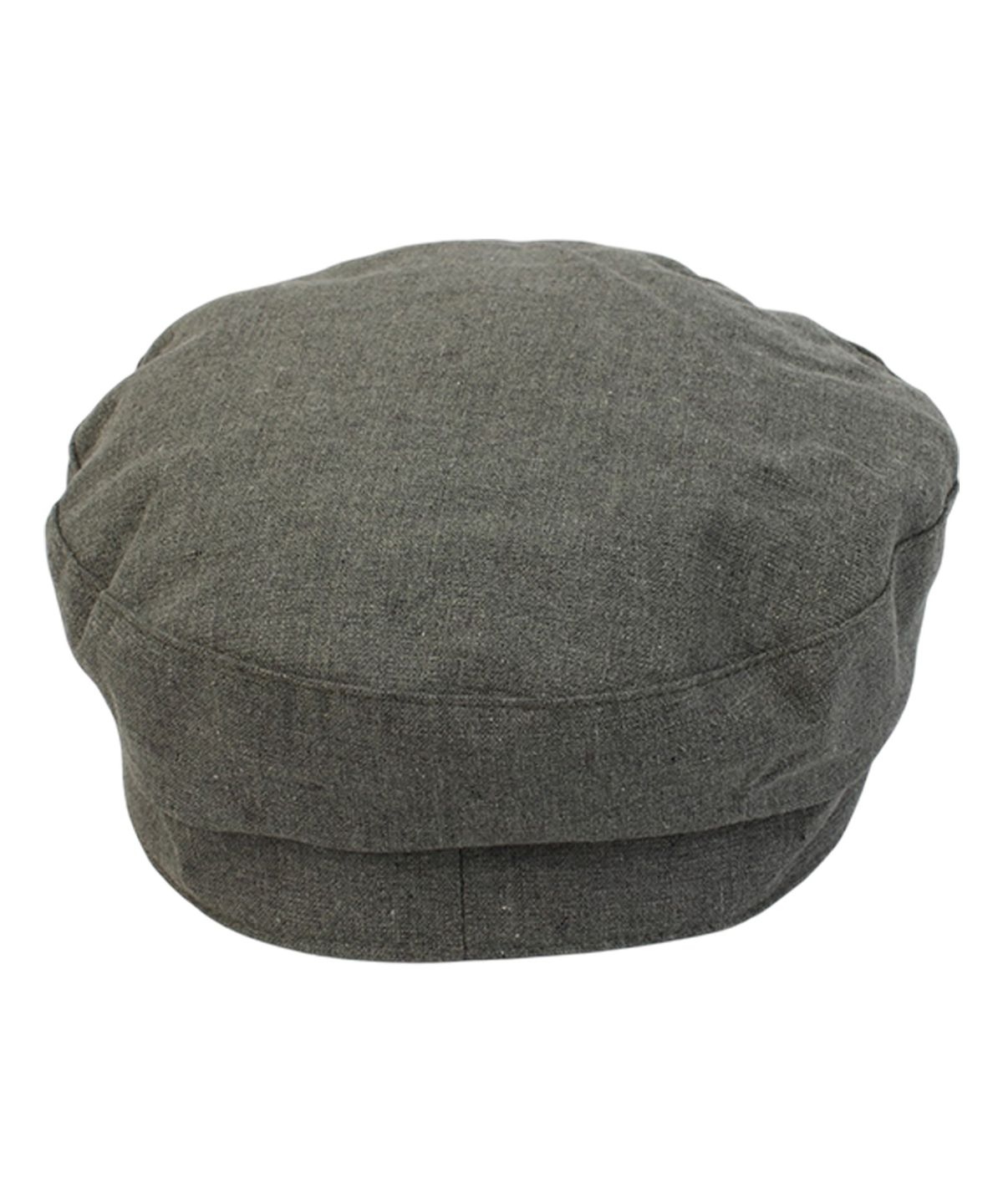 유니버셜 케미스트리(UNIVERSAL CHEMISTRY) Linen Khaki Logo Marine Cap 마린캡